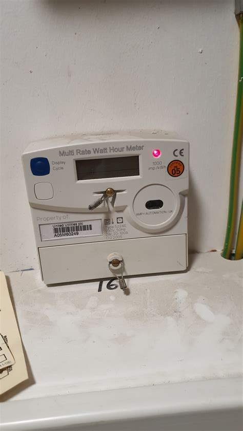 my electricity meter is blank